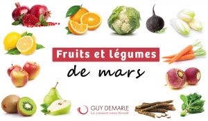 Calendrier des fruits et légumes de mars
