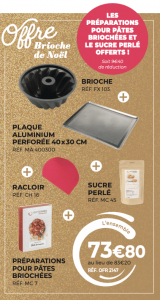 Offre Brioche de Noël Offre Brioche de Noël