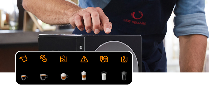 L'interface intuitive de la machine à café Canofea®