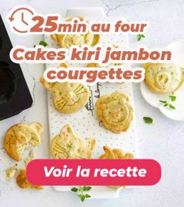 Cakes kiri jambon courgettes
