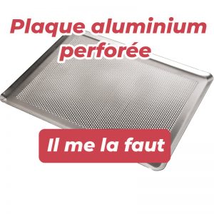 Plaque aluminium perforée