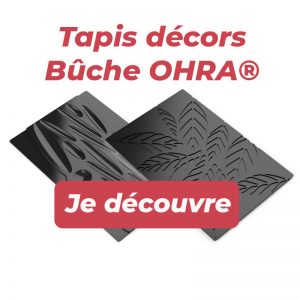 Tapis décors Bûche OHRA®