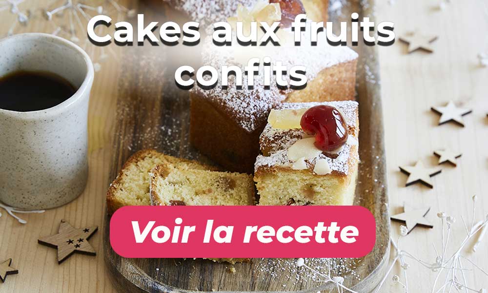 Cakes aux fruits confits