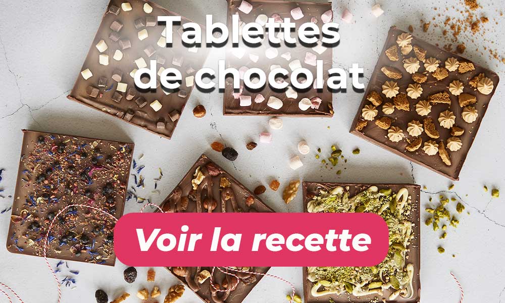 Tablettes de chocolat à personnaliser