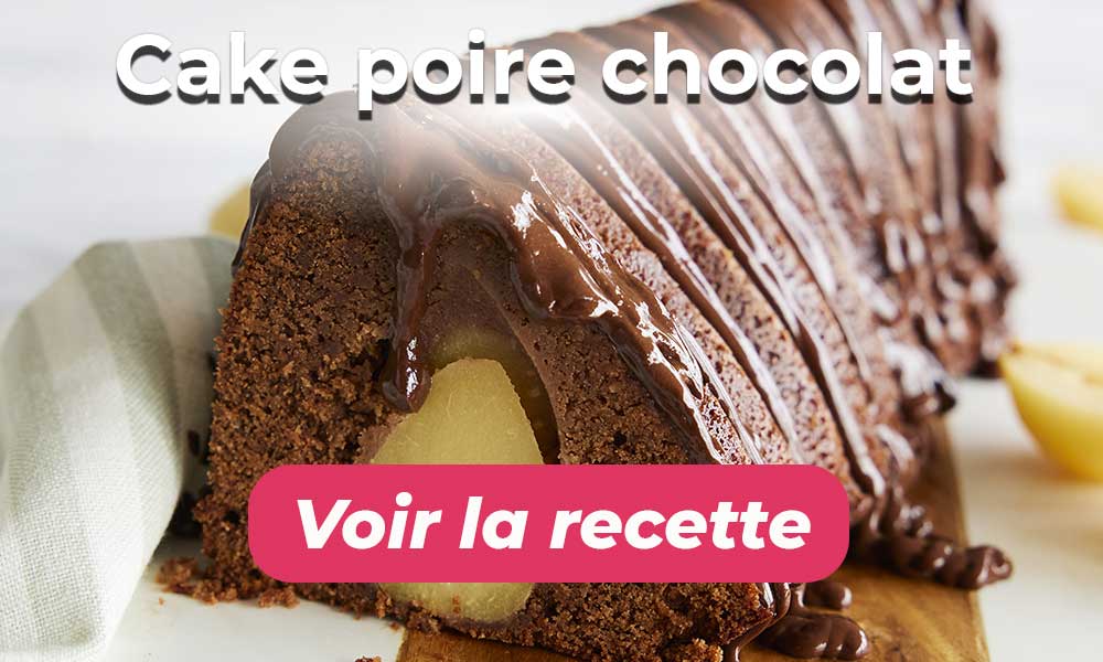 Cake poire chocolat
