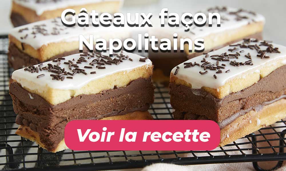 Gâteaux façon Napolitains