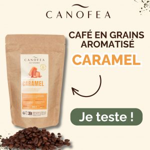 Café en grains aromatisé - Caramel 