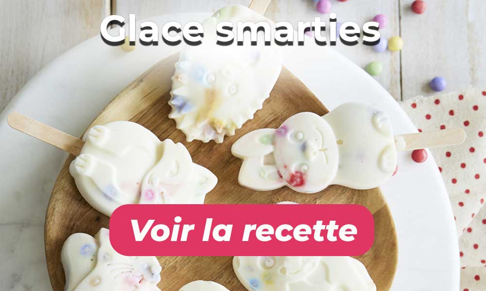 Recette de glaces smarties