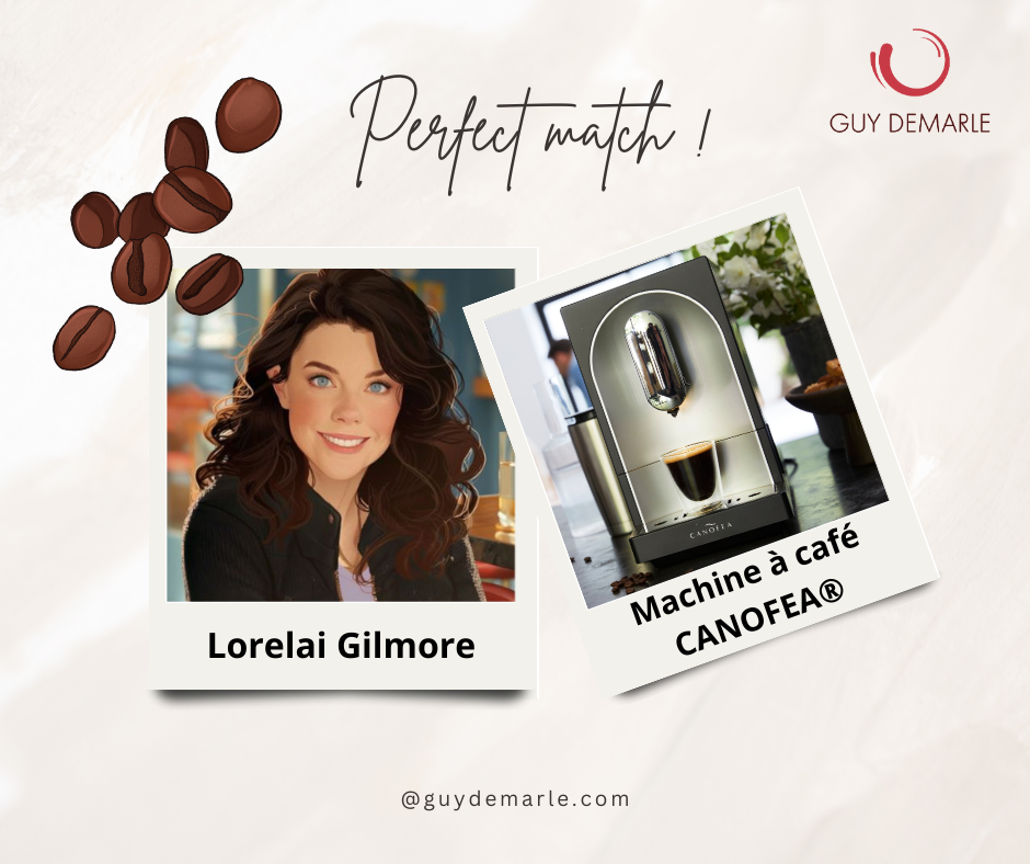 Lorelai Gilmore matche avec... la machine à café à grains automatique CANOFEA® !