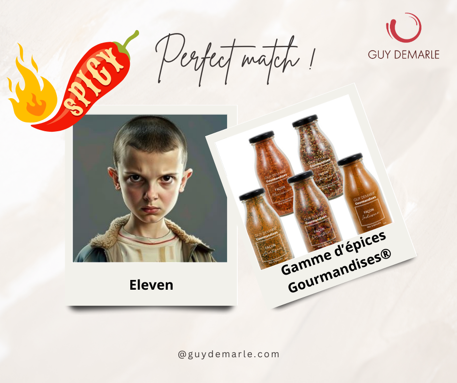 Eleven matche avec la gamme d'épices Gourmandises® !