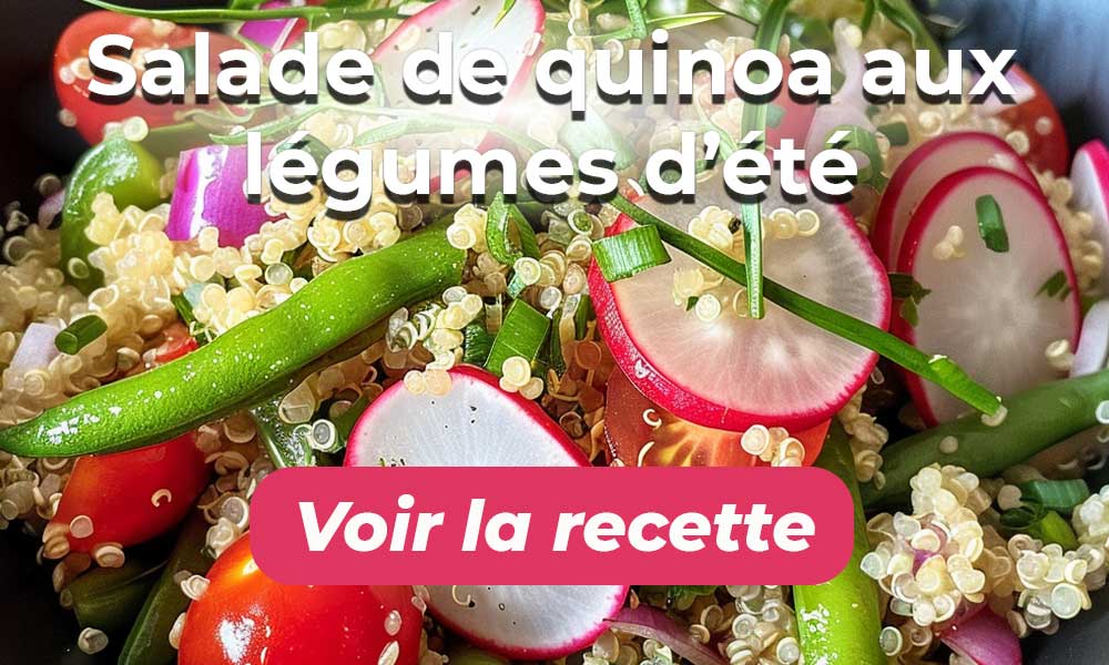 Salade de quinoa aux légumes d'été