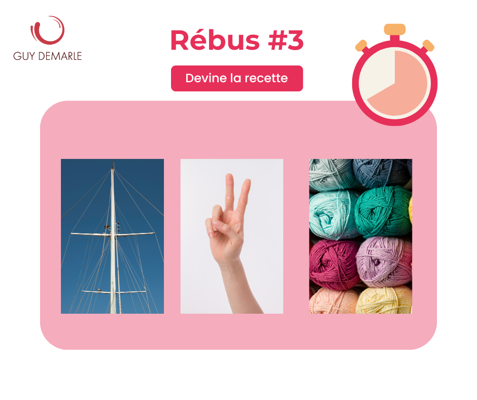 Rébus n°3 : saurez-vous deviner de quelle recette il s'agit ? 