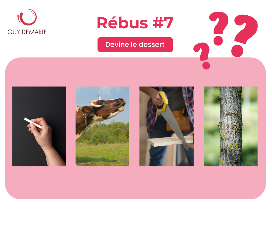 Rébus n°7 : saurez-vous deviner de quel dessert il s'agit ? 