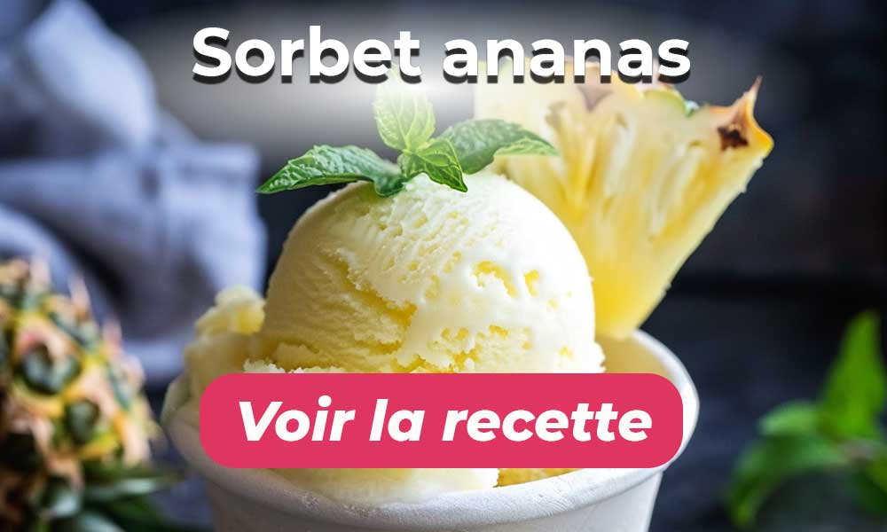 Sorbet à l'ananas