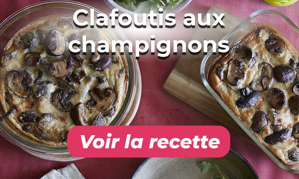 Clafoutis aux champignons