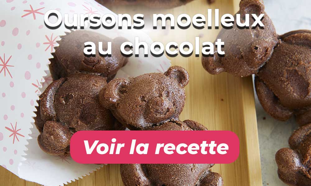 Oursons moelleux au chocolat