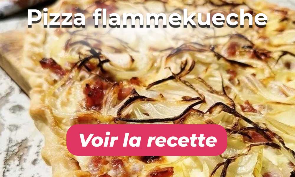 Pizza façon flammekueche