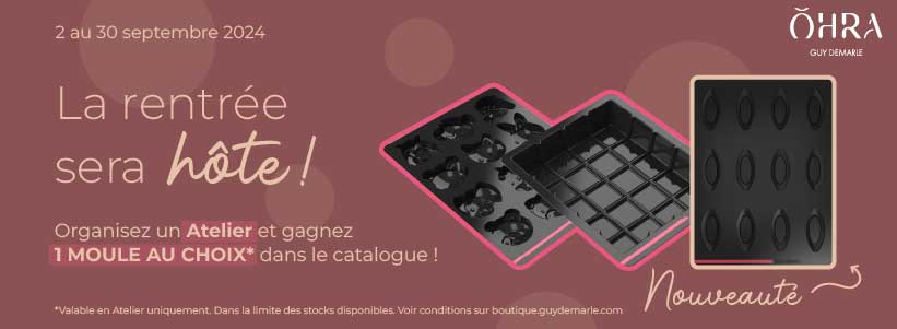 Organisez un Atelier et gagnez un moule OHRA® au choix ! 