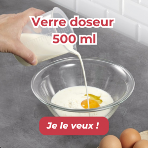 Verre doseur 500 ml