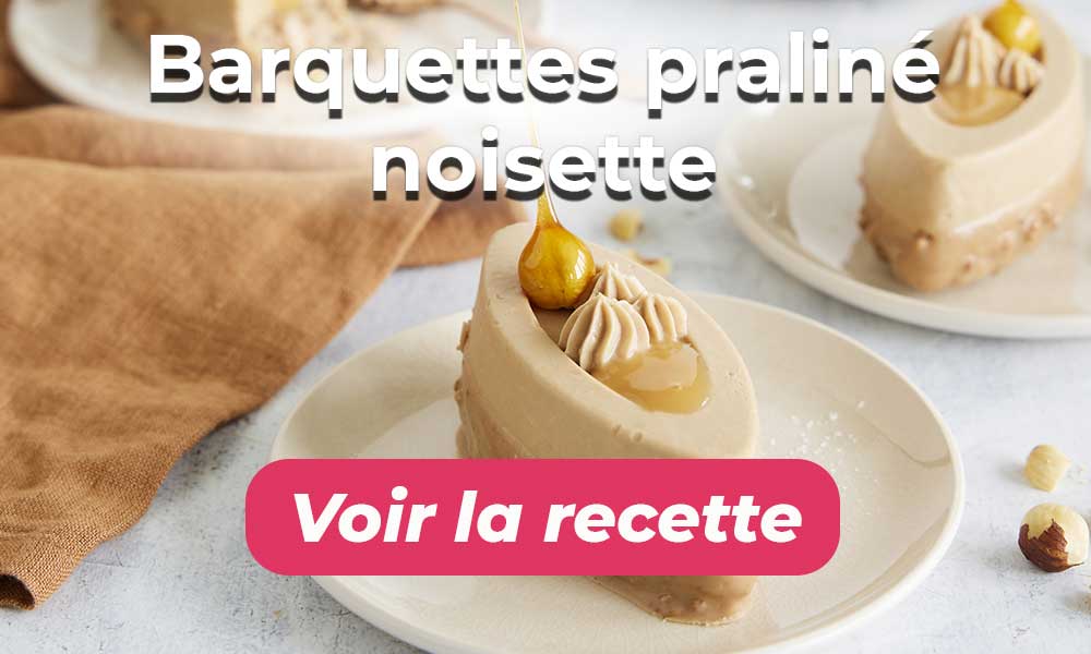 Barquettes praliné noisette