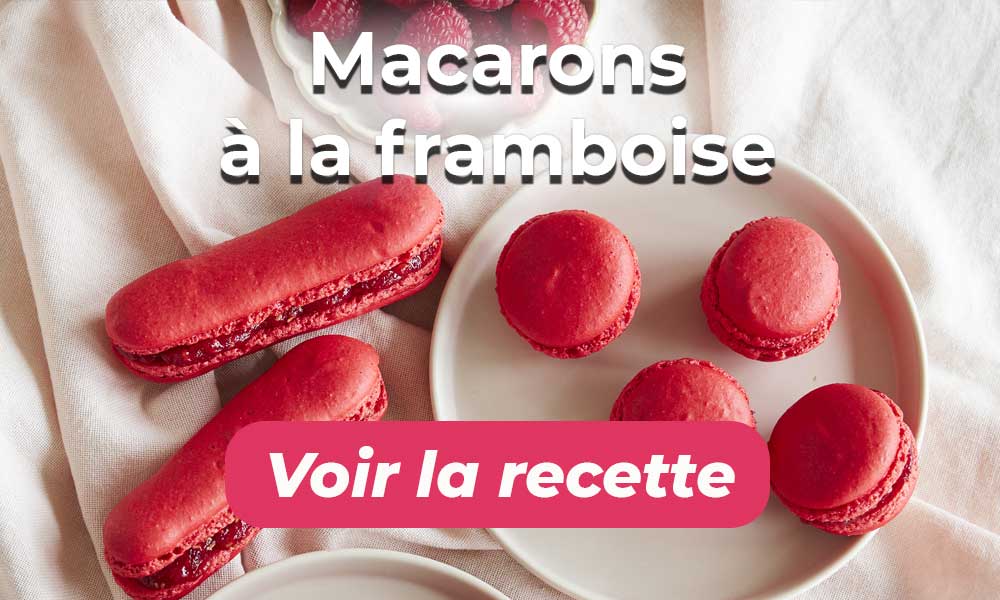 Macarons à la framboise