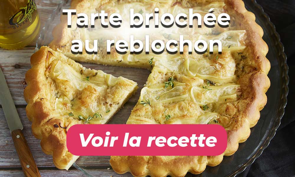 Tarte briochée au reblochon