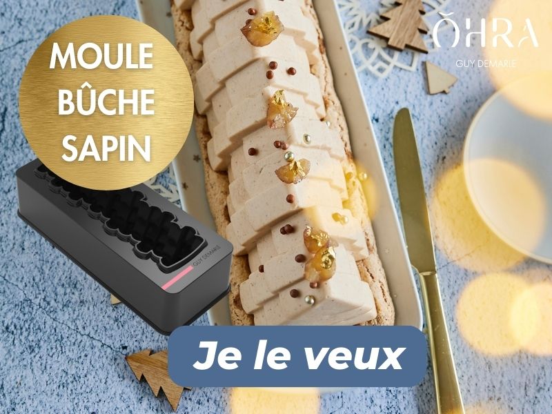 Le Moule à Bûche Sapin OHRA® pour des bûches originales