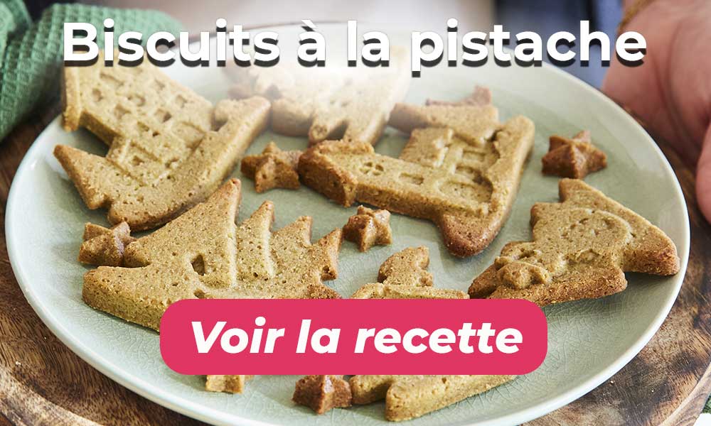 Voir la recette des Biscuits à la pistache