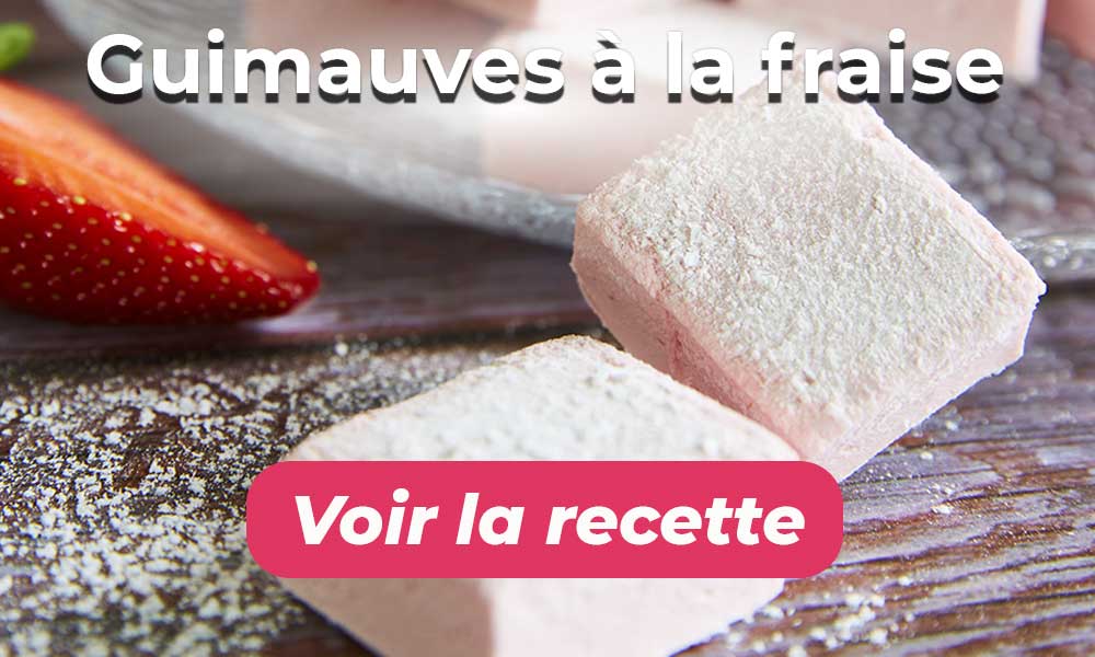 Voir la recette des Guimauves à la fraise