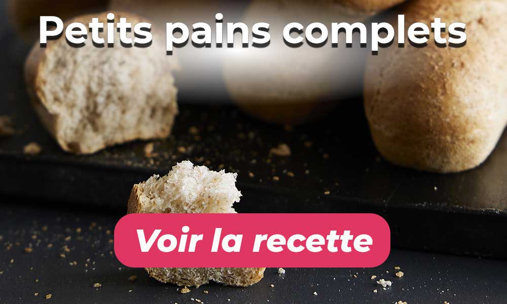 Voir la recette des Petits pains complets