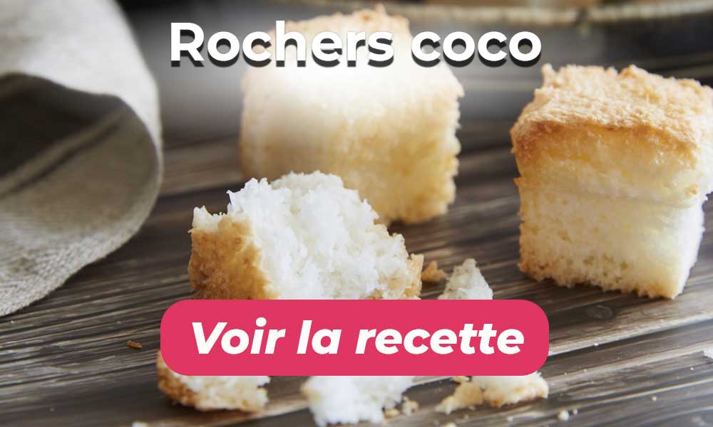 Voir la recette des rochers coco