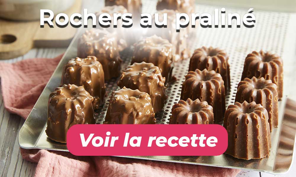 Voir la recette des Rochers au praliné