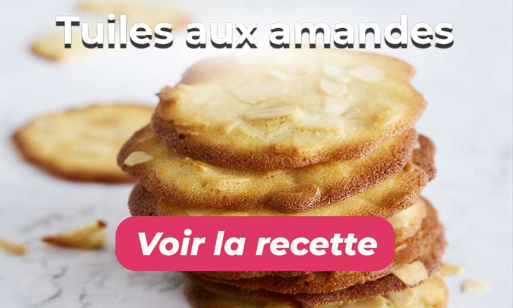 Voir la recette des Tuiles aux amandes