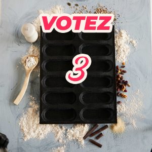 Votez 3 pour le Moule 12 Pains allongés OHRA® Boulange 