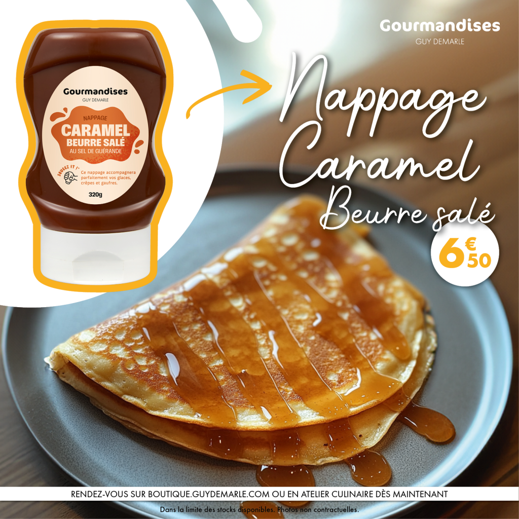 Nappage caramel au beurre salé