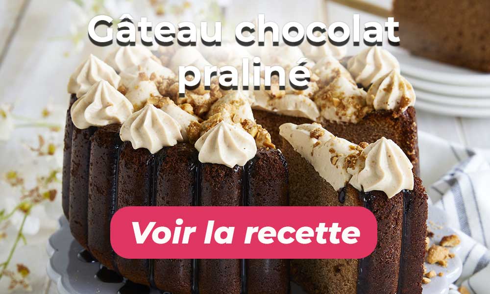 Gâteau chocolat praliné