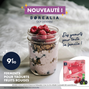 Ferments pour yaourts fruits rouges