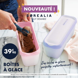 Nouveaux bacs à glace BOREALIA® rose et lavande