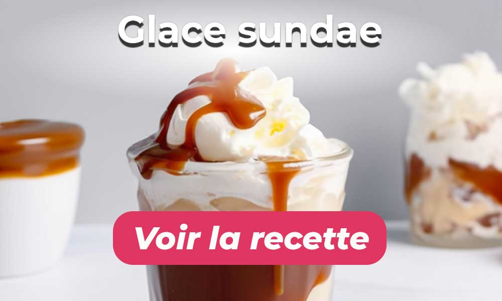 Glace sundae