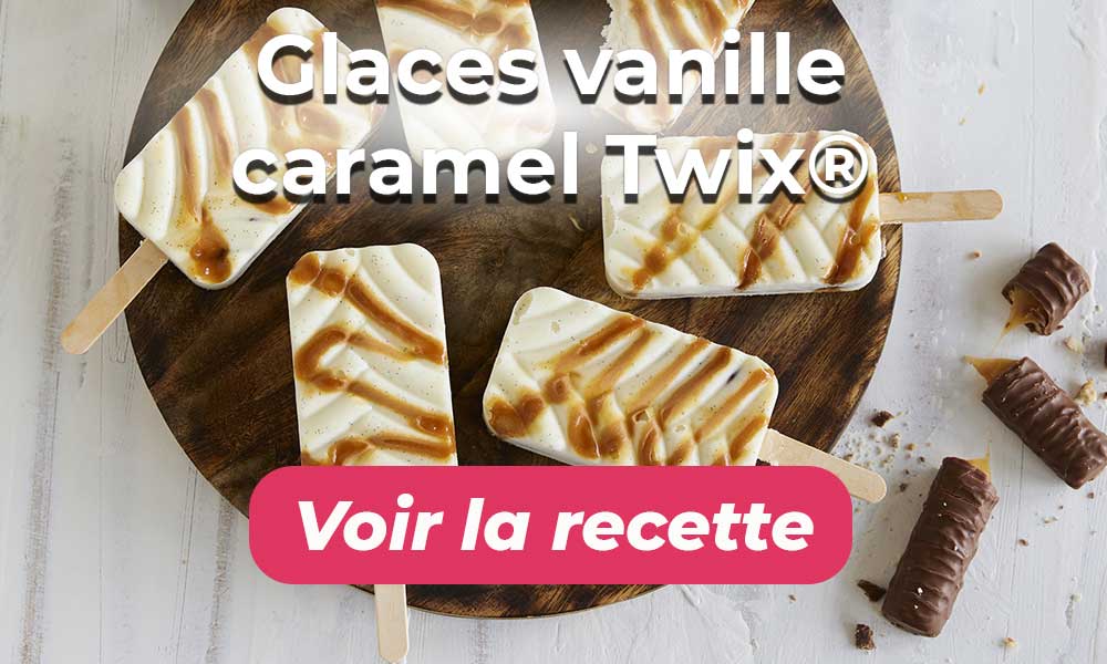 Glaces vanille caramel Twix®