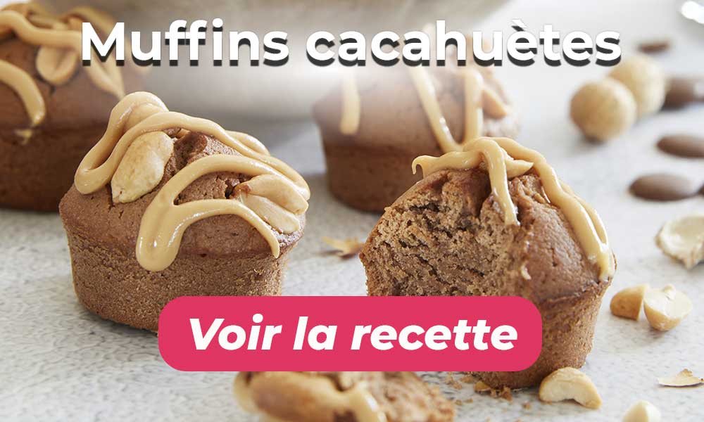 Muffins cacahuètes