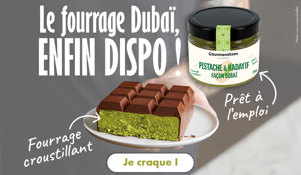 Le fourrage croustillant à la pistache façon Dubaï