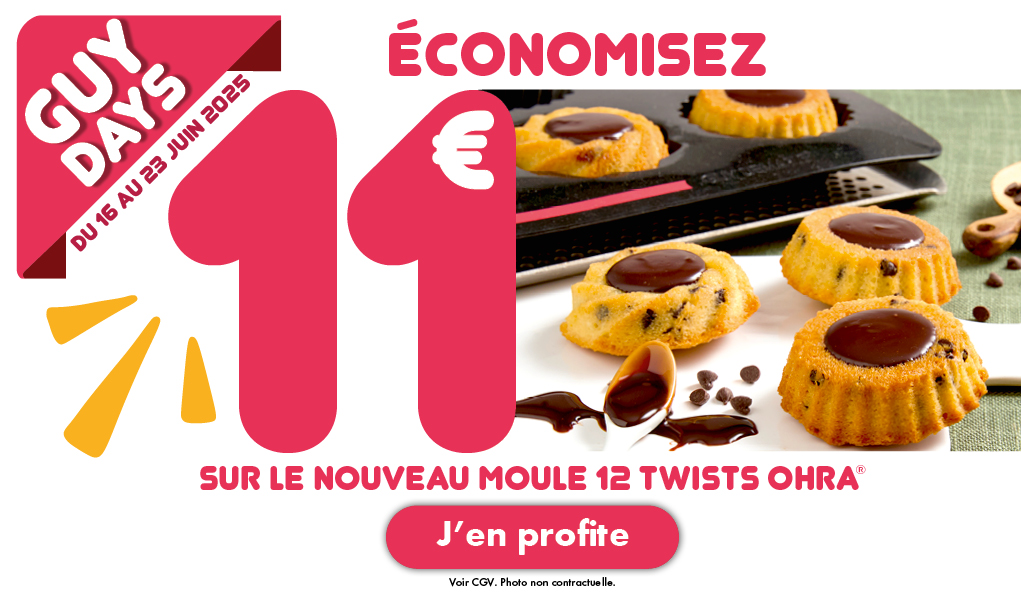 Le moule 12 Twists OHRA® à seulement 35,90€ ! 