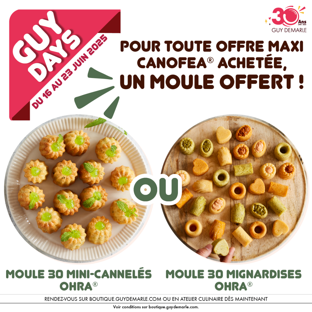 Un moule offert pour l'achat d'une offre Maxi CANOFEA®